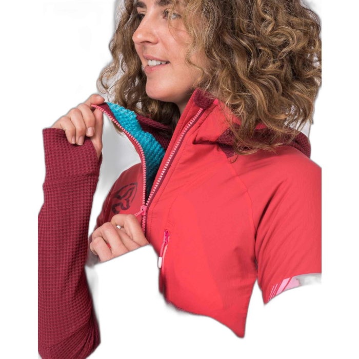 Kurtka TERNUA W Agile Hybrid /  czerwony