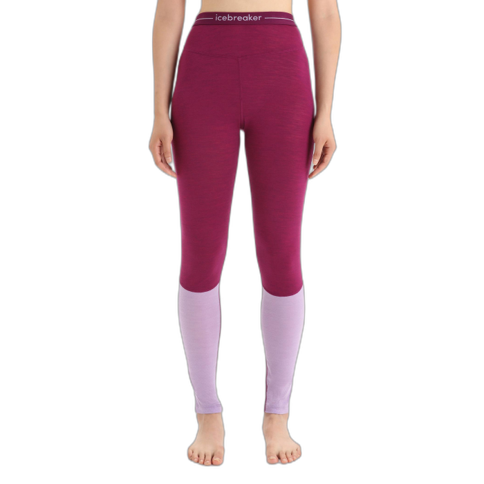 Leginsy damskie ICEBREAKER 125 ZoneKnit 56H6 /  fioletowy