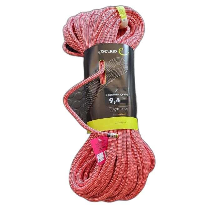 Lina dynamiczna EDELRID SE Leonidio 9,4 mm - sprzedaż na metry /  czerwony