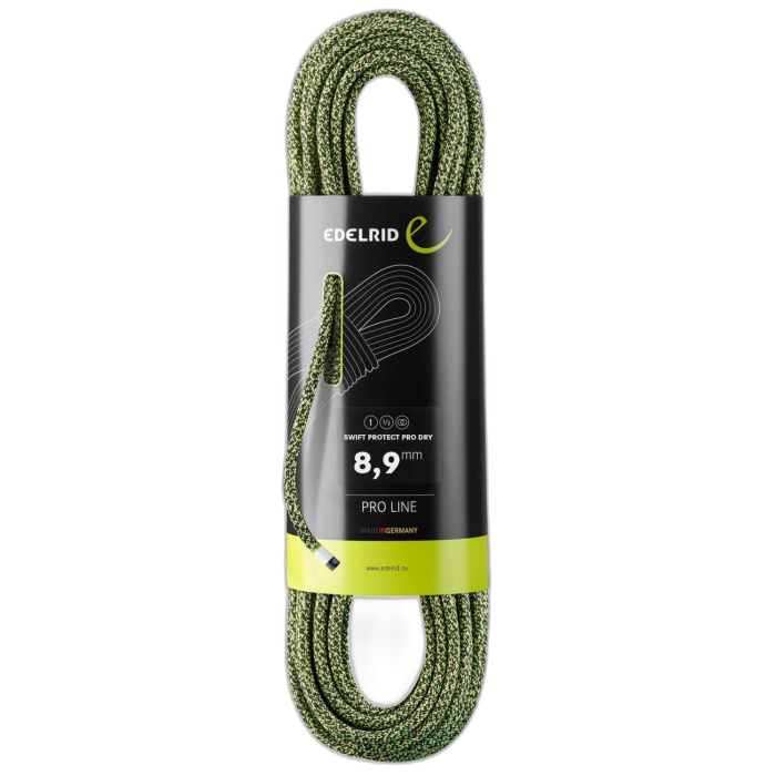 Lina dynamiczna EDELRID Swift Protect ProDry 8,9 mm - sprzedaż na metry /  zielony