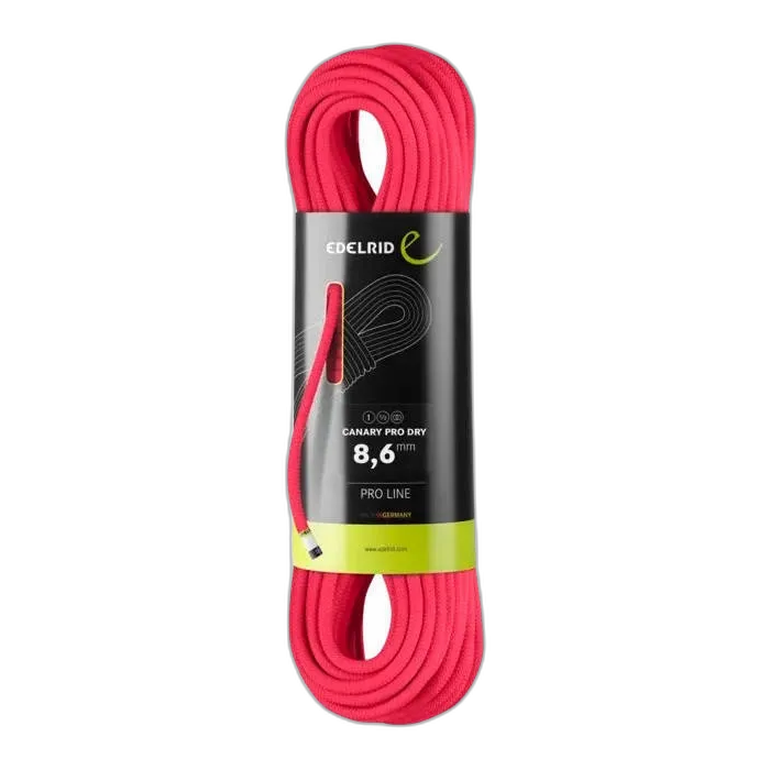 Lina EDELRID Canary Pro Dry 8,6mm /  różowy