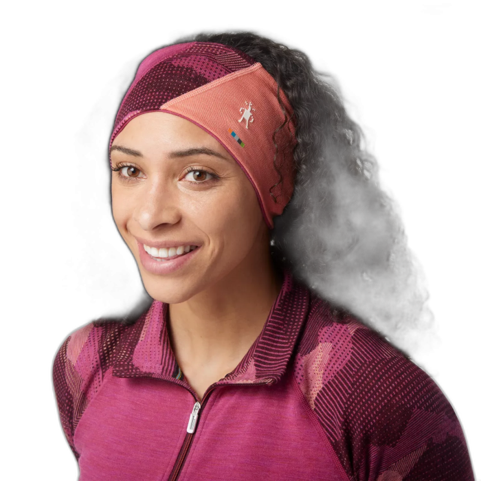 Opaska SMARTWOOL 16769 Colorblock /  różowy