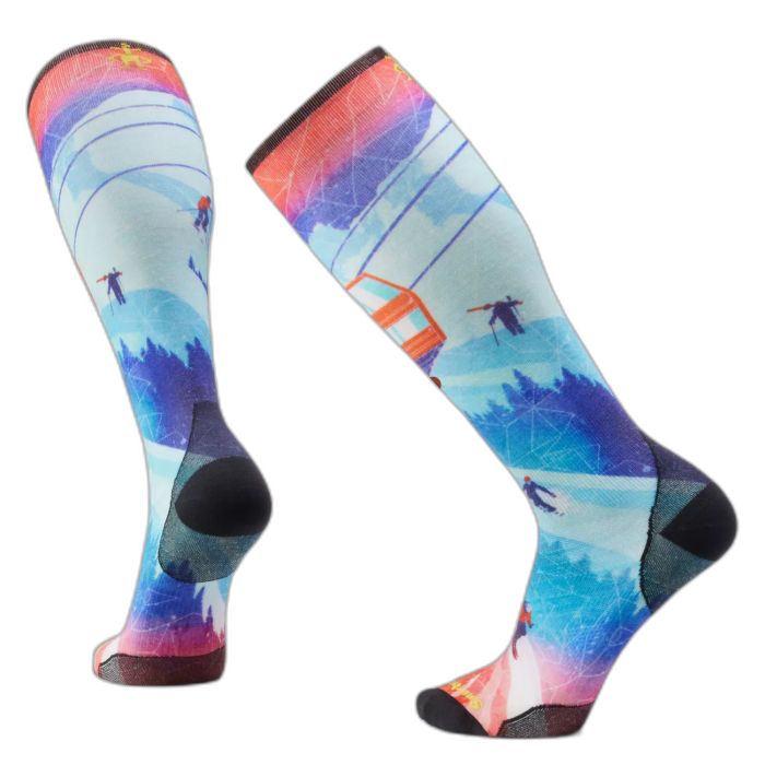 Sakrpety Smartwool 02144 Ski Zero Cushion /  wielokolorowy