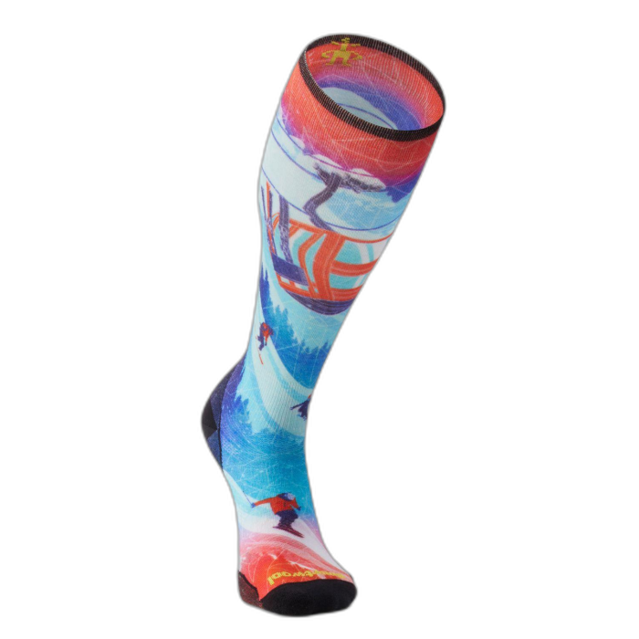 Sakrpety Smartwool 02144 Ski Zero Cushion /  wielokolorowy
