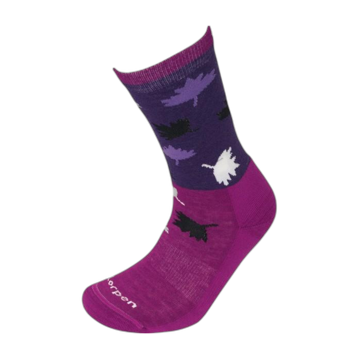 Skarpety LORPEN T2DLW Merino Dry /  fioletowy