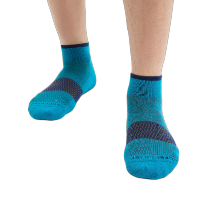 Skarpety męskie ICEBREAKER Multisport Lite Mini 105132 /  niebieski