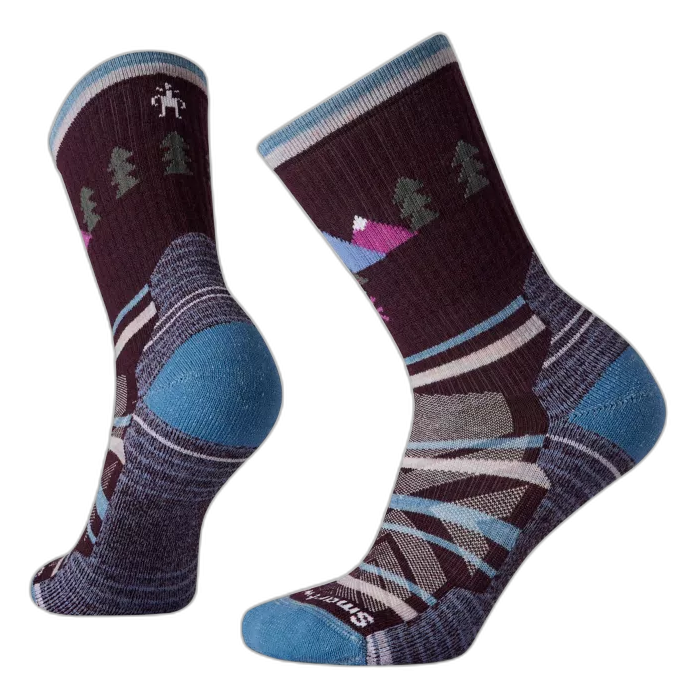 Skarpety Smartwool 1584 Hike Light Cushion Under the Stars /  fioletowy