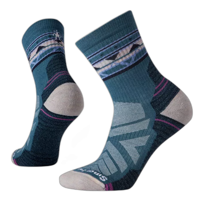 Skarpety Smartwool Hike Light Cushion Zig Zag Valley Mid /  niebieski