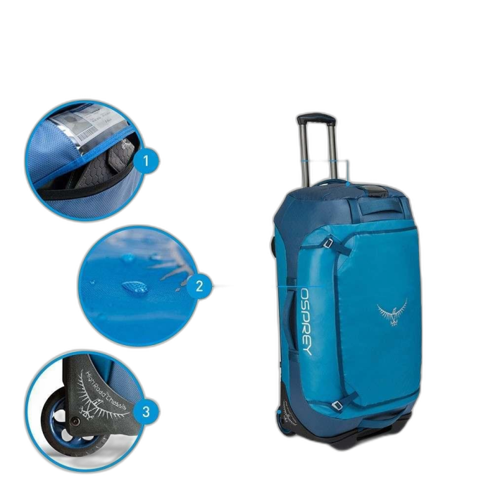 Torba OSPREY Rolling Transporter 120 /  niebieski