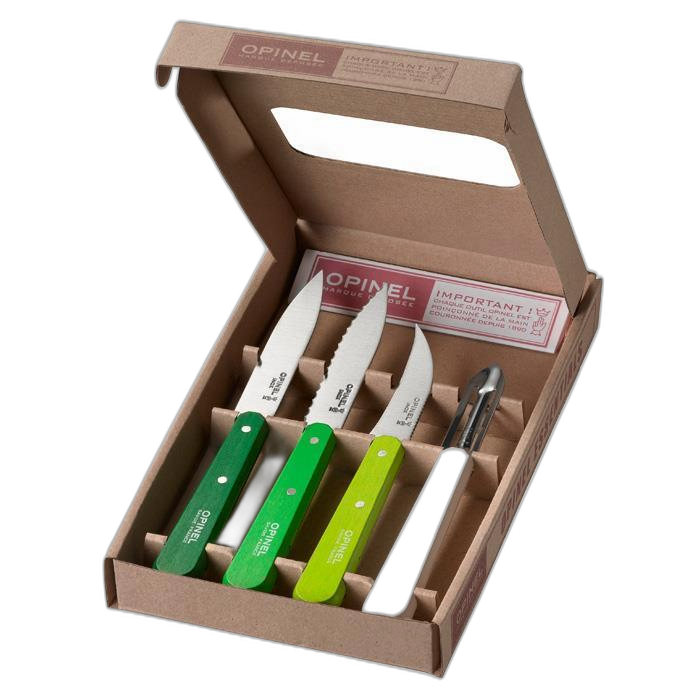 Zestaw noży OPINEL Inox 1709 /  wielokolorowy